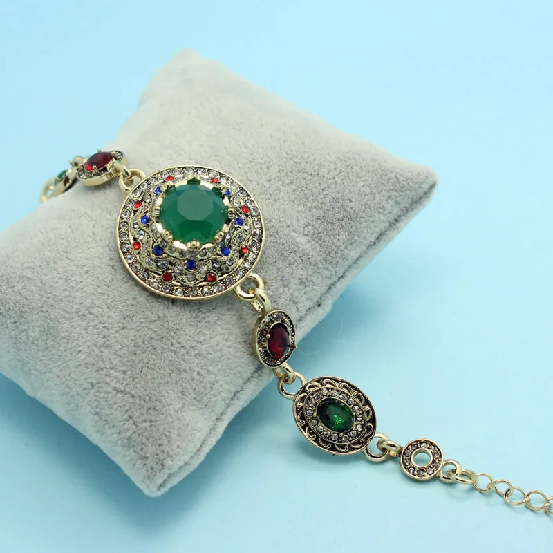 Shiny Brand Antique Gold Bracelets For Women Christmas Accessories Shiny Brand Antique Gold Bracelets For