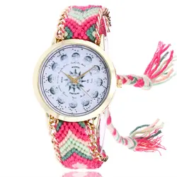 Фирменные женские часы модная шерстяная ткань женские наручные часы циферблат студент часы дамы платье браслеты кварцевые часы