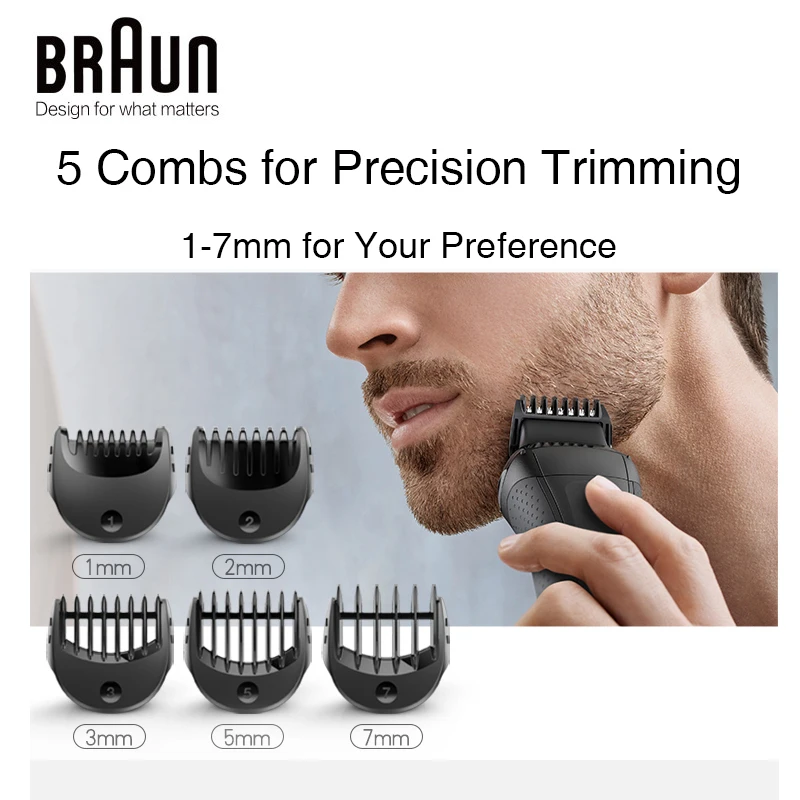 Бритвенная головка Braun Series 3 для бороды 1 шт. + 5 гребней BT32 лезвие