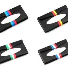 Черная бежевая автомобильная, из искуственной кожи автомобиля-Стайлинг коробки для салфеток Высококачественная салфетка бумага авто украшение интерьера аксессуары