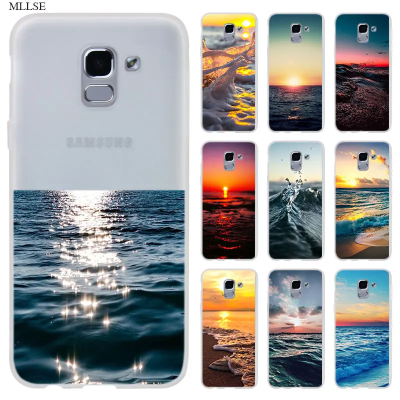 Силиконовый чехол для Samsung J8 J4 J6 Plus 2018 J5 J3 J7 2017 CORE Pro Prime телефона с прозрачным