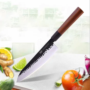 

9 inch Japanese Professional Octagonal Handle Clad Steel Sushi Knife Kitchen Chef Knife