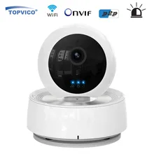 Alarm WIFI IP Camera Wireless PTZ Pan Tilt 720P 1.0 MP ONVIF p2p plug play WIFI Surveillance Cam HOME Security Camera