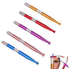 Профессиональный макияж Кристалл акриловая ручная Татуировка ручка Microblading перманентные инструменты для бровей HJL2017