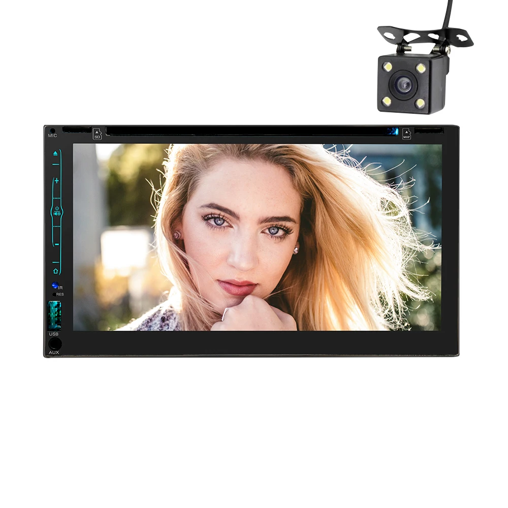 

HEVXM 6608 Android 6.95-inch Car DVD Navigation Player Car Radio Multimedia MP3 Play GPS Navigator Reversing camera combination