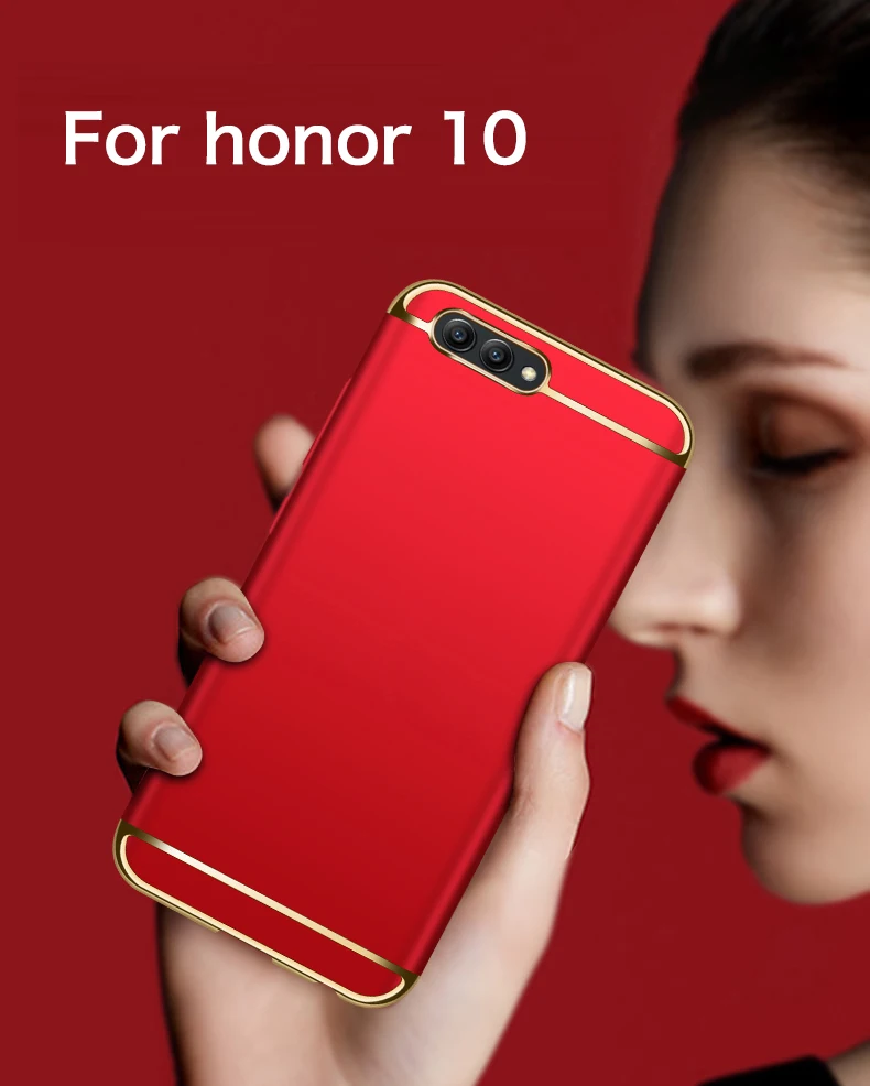 3in1 для Huawei Honor 10 чехол полное покрытие жесткий Матовая основа Coque на Honor 10 Lite Honor 10 Жесткий покрытие бампер протектор для дома