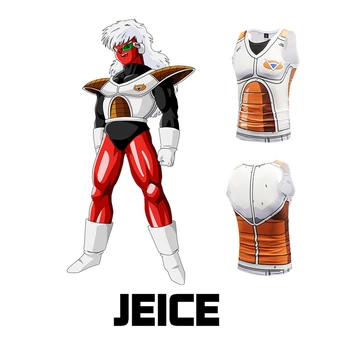 

New anime cosplay costume Unisex Summer Youth Sports Fitness Shoulder Digital Anime Dragon Ball Jeice 3D Print Vest