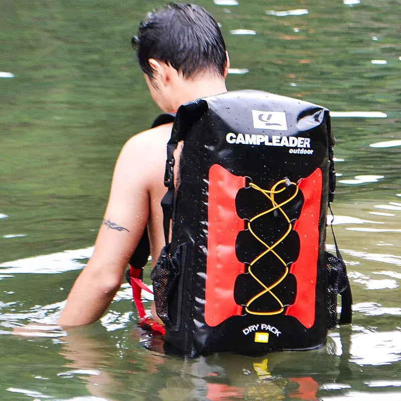 Mochila impermeable al aire libre de hombro completo de Río de rafting snorkeling 35L deportes al aire libre equipos de senderismo de Río bolsas Mochila impermeable al aire libre de hombro completo de Río de rafting snorkeling 35L deportes al aire libre equipos de senderismo de Río bolsas