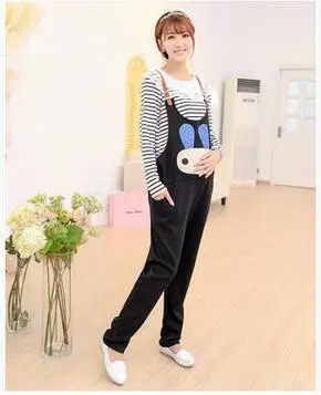 New arrival  Korean fashion large size maternity  pants autumn pregnant Bib SH-X5893