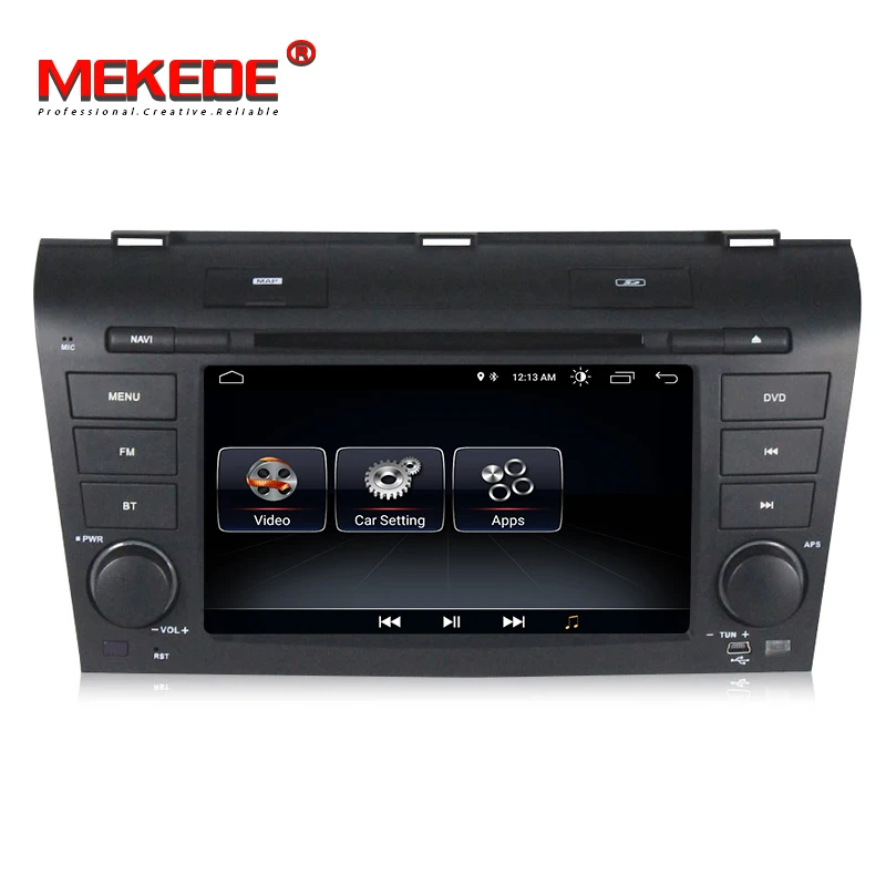 

Wholesale! Quad core android 8.1 smart car gps navigation dvd player for Mazda 3 2003-2009 support bluetooth wifi 3g camera dvr
