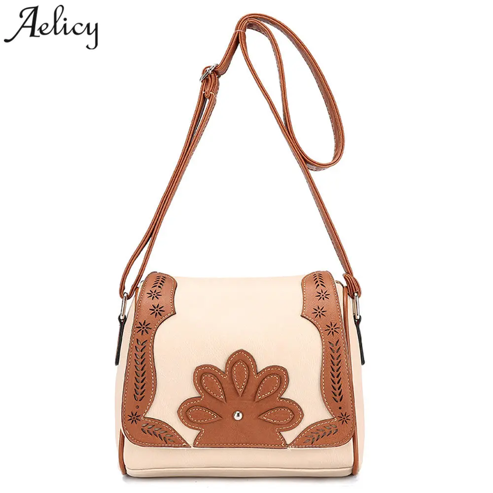 

Aelicy 2018 Summer Bag Famous Brand Women Messenger Bag PU Leather Women Shoulder Bag Vintage Small Mini Flap Bag bolsa feminina