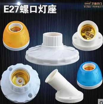 

e27 Screw Lamp Base Lamp Holder LED Bulb Holder Light Socket e27 Socket Lamp Base E27 Cartridge Lighting Accessories Douille e27