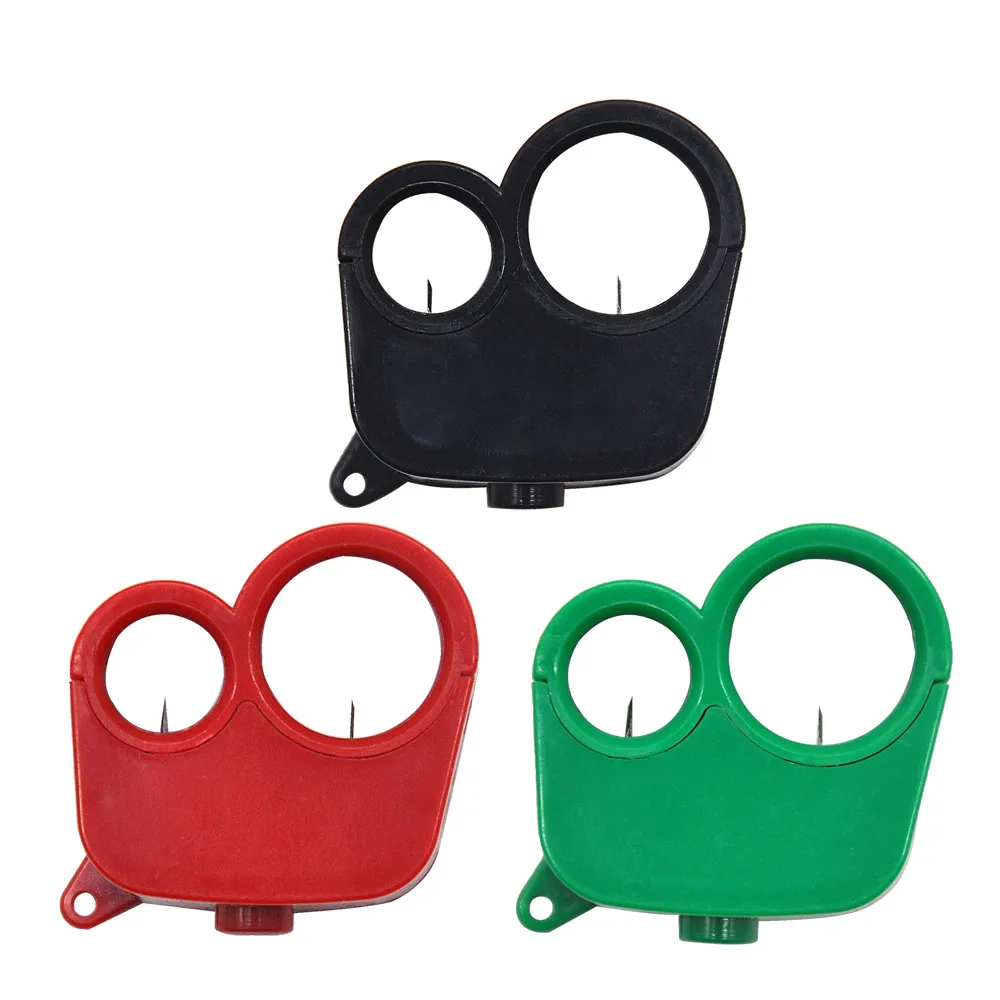 

FOCUS Acrylic Plastic Cigar Cutter Double Blades Suit 12MM And 18MM Cigar Metal Plated Clipper Cuban Cigar Cutter Knife Scissor