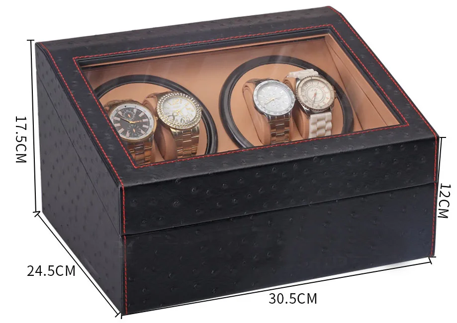 Автоматический 2 мотор mabuchi часы Winders коробка для хранения с окошком наручные часы поддерживать шкаф Глобальный использовать подарок выбрать дизайн