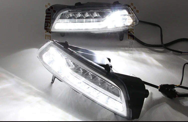 SMRKE DRL для Volkswagen Polo 6C~ /Автомобильный светодиодный дневные ходовые огни с поворотными лампами/противотуманная фара