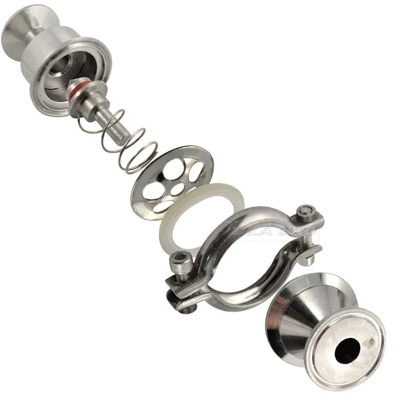 1.5 inch 1.5 Sanitary Diaphragm Valve Stainless Steel Tri-Clamp Type 64mm Silicone Seal PN1.0