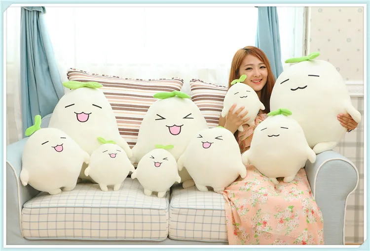30cm shipping wholesale fruit and vegetables radish Creative Mandala doll plush toy doll pillow girlfriend gifts