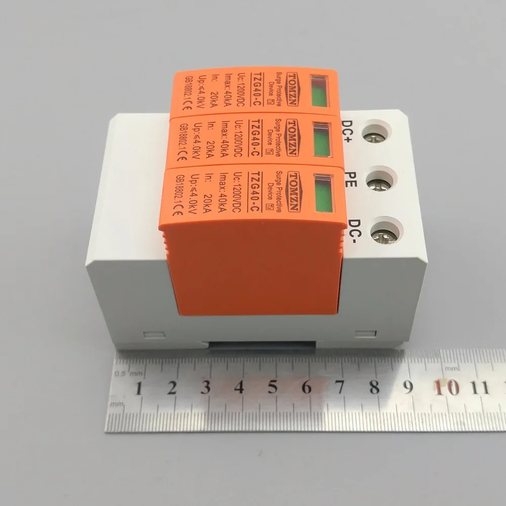 SPD DC 1200V 20KA ~ 40KA дом Защита от перенапряжения защитное Низковольтное устройство|house
