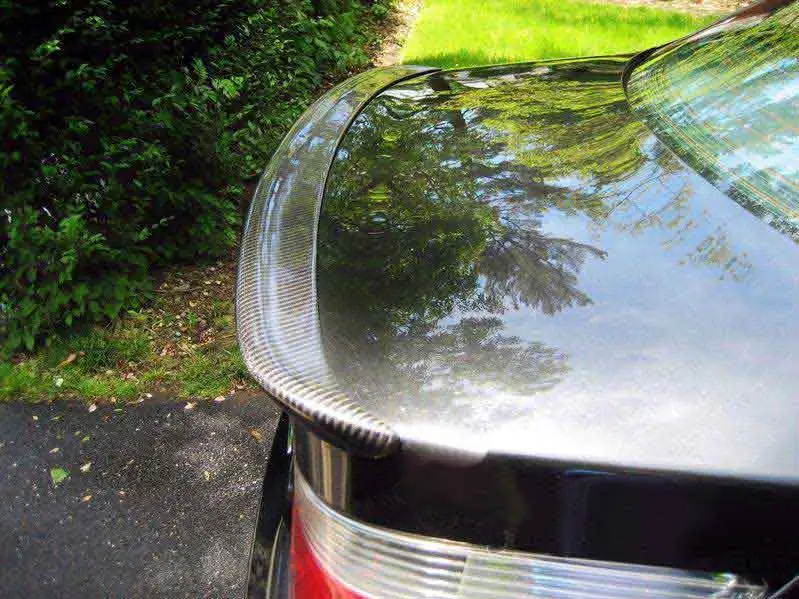 ACS REAL CARBON fiber REAR TRUNK SPOILER LIP fit for BMW E60 E61 M5