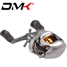DMK катушка для baitcasing 9+ 1BB 6,3: 1 правая/левая рука 210 г Рыболовная катушка для литья Molinete Carretes De Pescar круглая спираль