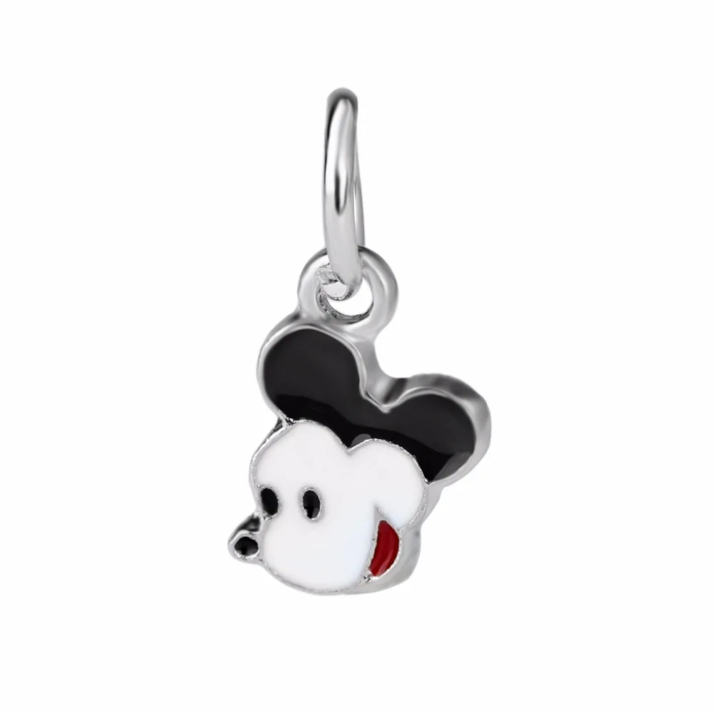 

2018 New Original Bloom Animal Love Hear Bead Crystal Enamel Charm Pendant Fit Women Pendant Bracelet Bangles DIY Charms