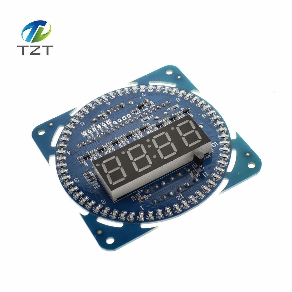 

LED Electronic Digital Clock module DS1302 Rotation LED Display 51 SCM Learning Board for arduino