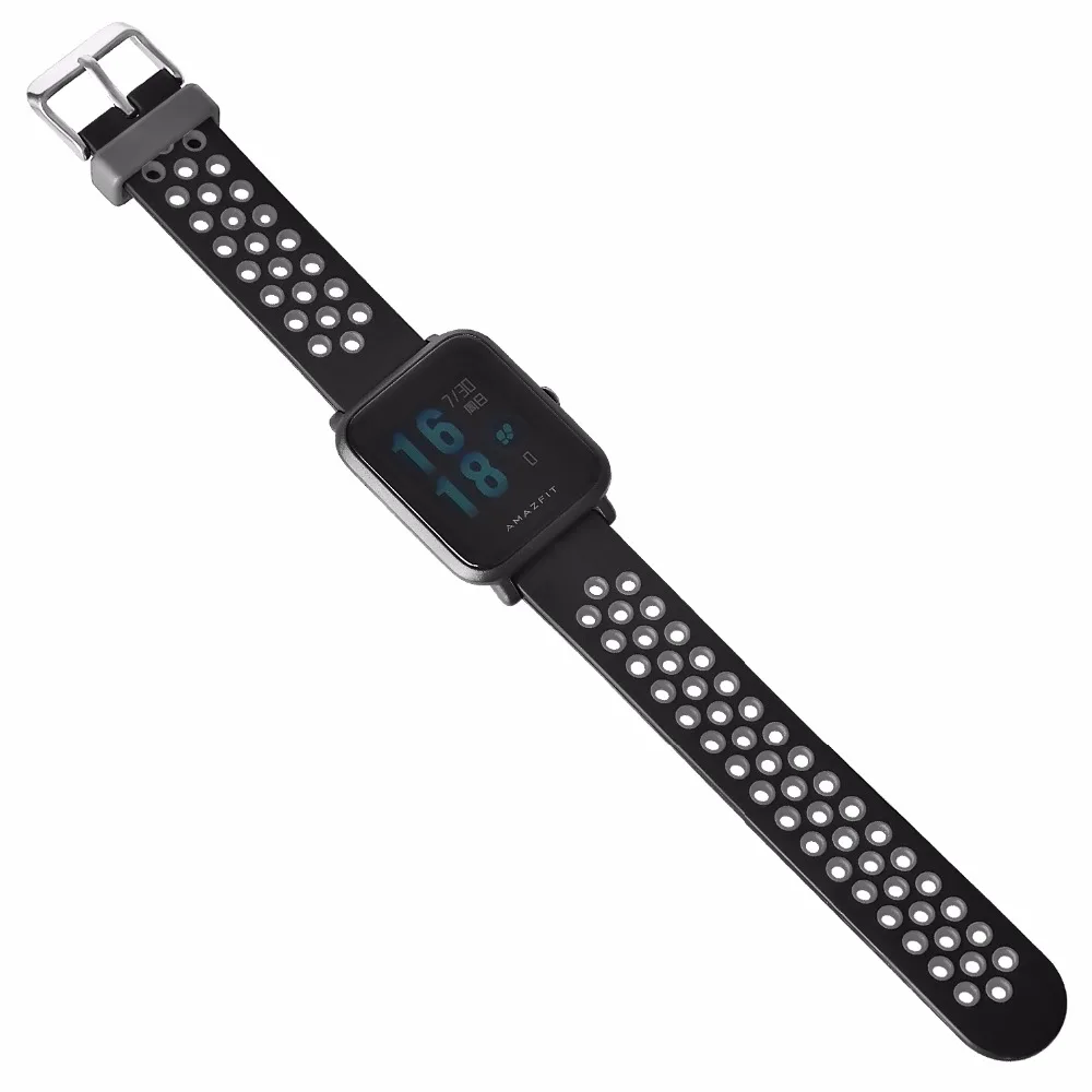 2 в 1 COMLYO ремешок для Xiaomi Huami Amazfit Bip BIT PACE Lite Youth Smart Watch браслет с чехлом huami amazfit