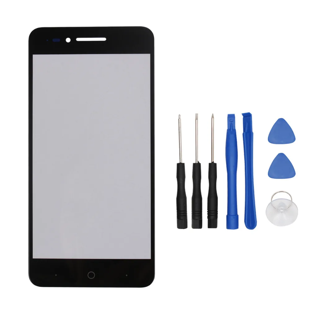 Alesser для zte Blade BA601 BA610C/T внешние стеклянные Запчасти для объективов для zte Blade BA601 Сенсорное наружное стекло объектива+ Инструменты+ ленты