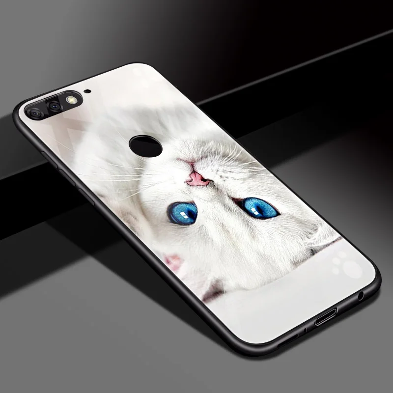 DIY фото настроить чехол для телефона Coque huawei Y9 закаленное стекло крышка для huawei y9 p20 pro honor 10 lite honor 8x max