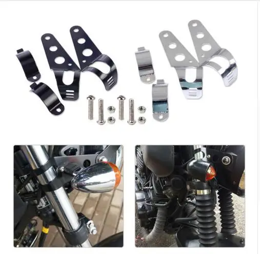 

New Universal 33-45mm fork Tubes Motorcycles Headlight Mounting Holder Brackets Set for Harley Davidson Kawasaki Yamaha Suzuki