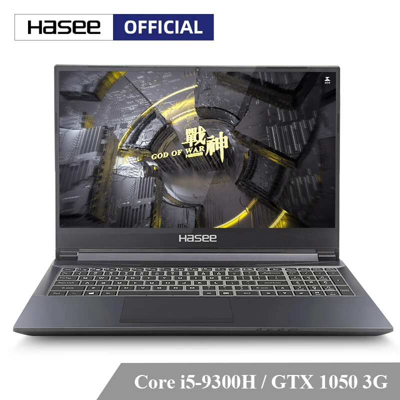 

Hasee Z6-CT5NA Laptop for Gaming(Intel i5-9300H+GTX1050 3G GDDR5/8G RAM/512G SSD/DOS/15.6''IPS)Hasee High Performance Notebook