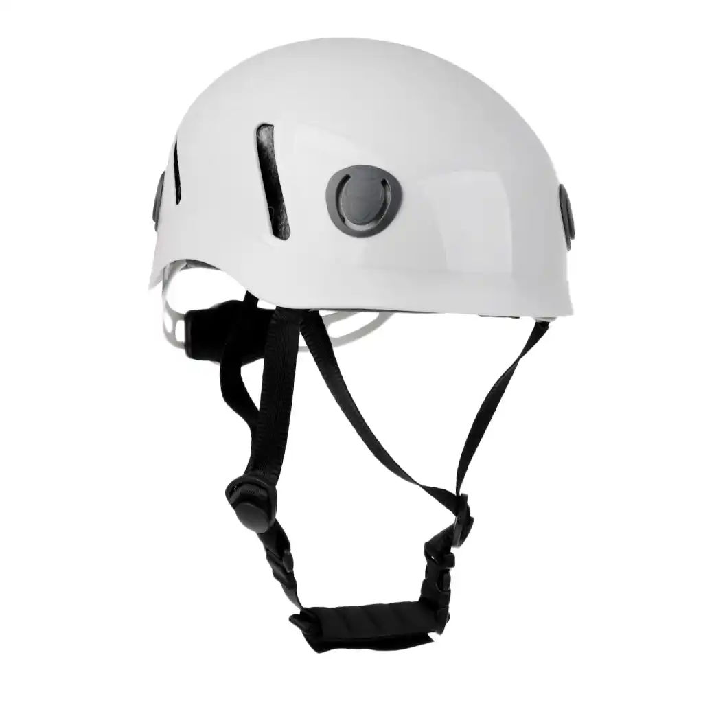 Mountaineering Rock Climbing Rappelling Safety Helmet Head Protector White