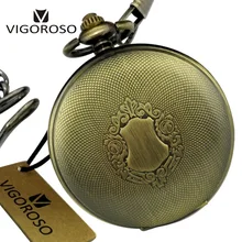 Полный Охотник стимпанк карманные часы дизайн люксовый бренд модные часы Скелет ручной Ветер Механические карманные часы