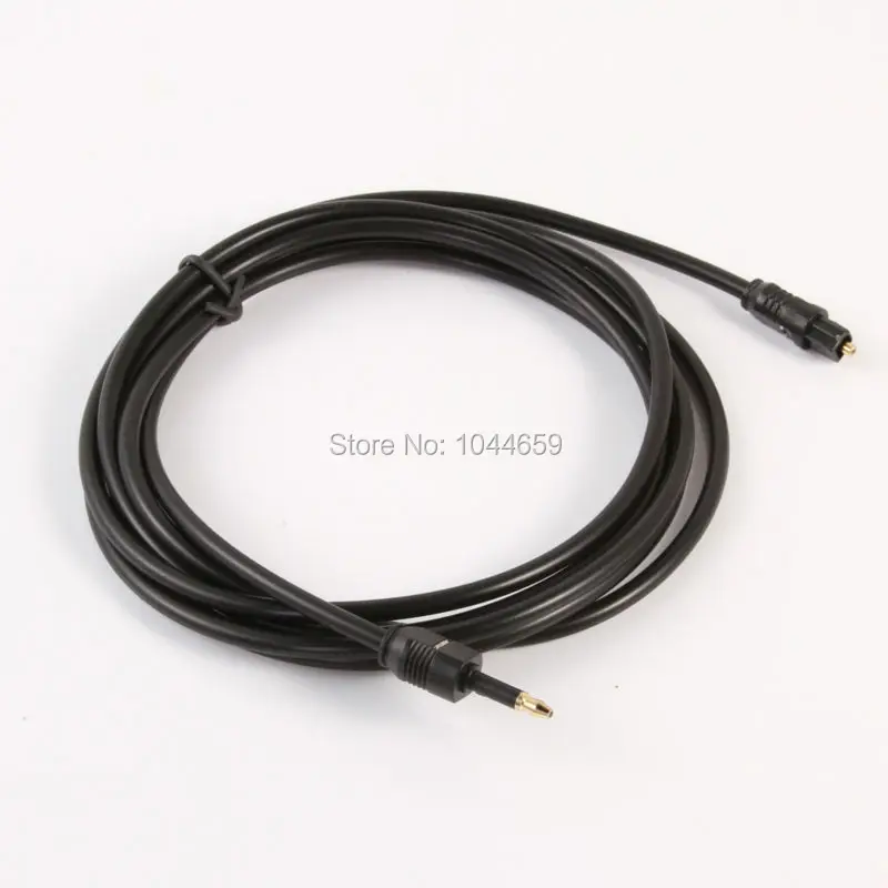 Premium Digital Optical Audio Cable - Toslink to Mini Toslink 3.5mm Fiber Optic Cable