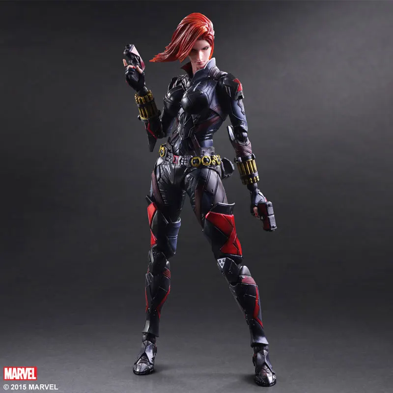 

HOT Play Arts Kai Black Widow Super 10.63" Age of Ultron Natasha Romanoff 27cm PVC Action Figure Doll Toys Kids Gift Brinquedos