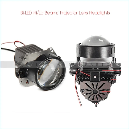 

1 Pair 3.0" Bi-LED Hi/Lo Beams Projector Lens Headlights