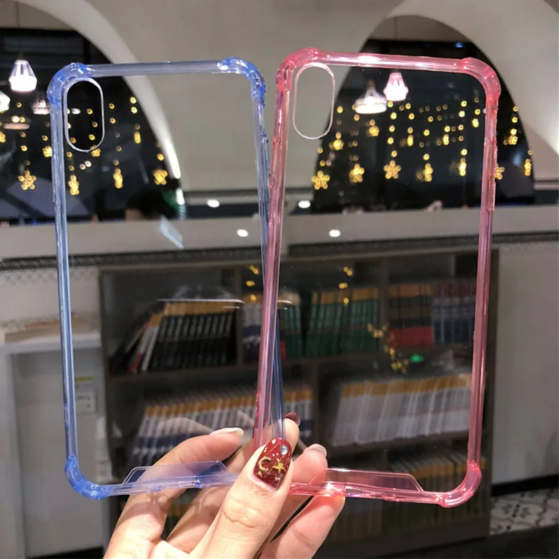 Чехол для iPhone 7 ультратонкий прозрачный акриловый жесткий защитный чехол бампер