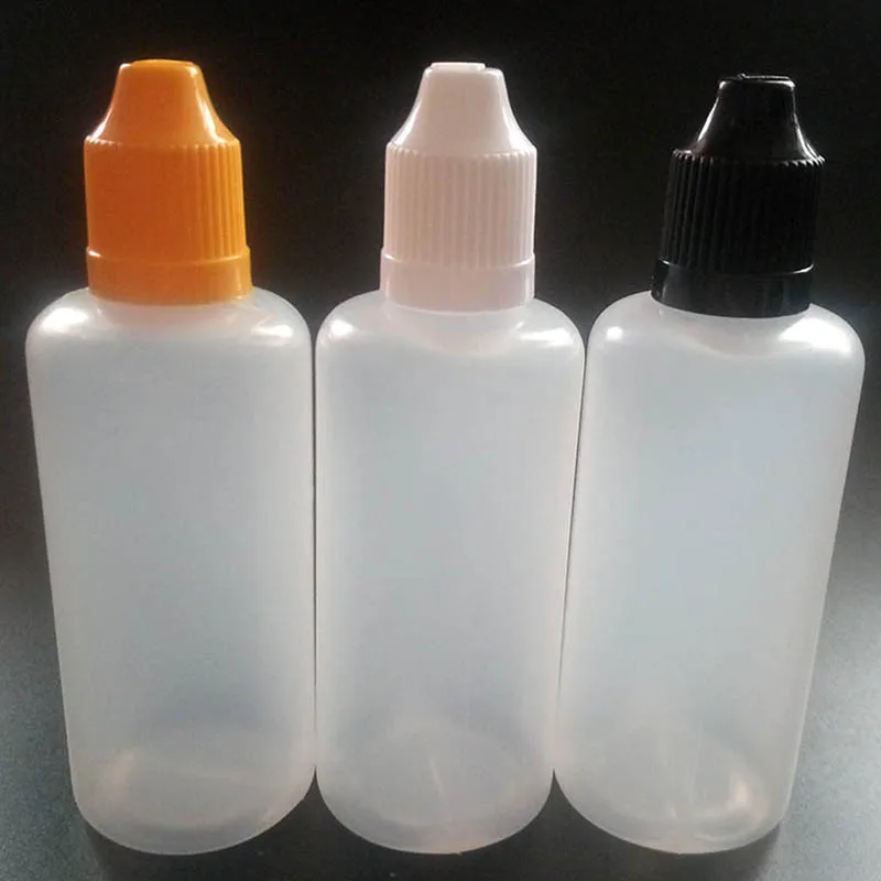 500 шт пустая пластиковая бутылка для многоразового использования PE 60 мл E жидкая капельница для глаз бутылка с крышкой с функцией защиты от вскрытия детьми для E Vapor сока геля для ногтей