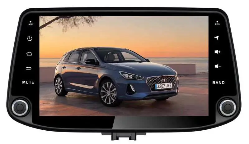 Sale BIG 9"Quad Core Android 7.1 Fit Hyundai i30 2017 2018-  Car DVD Player Multimedia Navigation GPS Radio DVD AUDIO STEREO NAV PC 3
