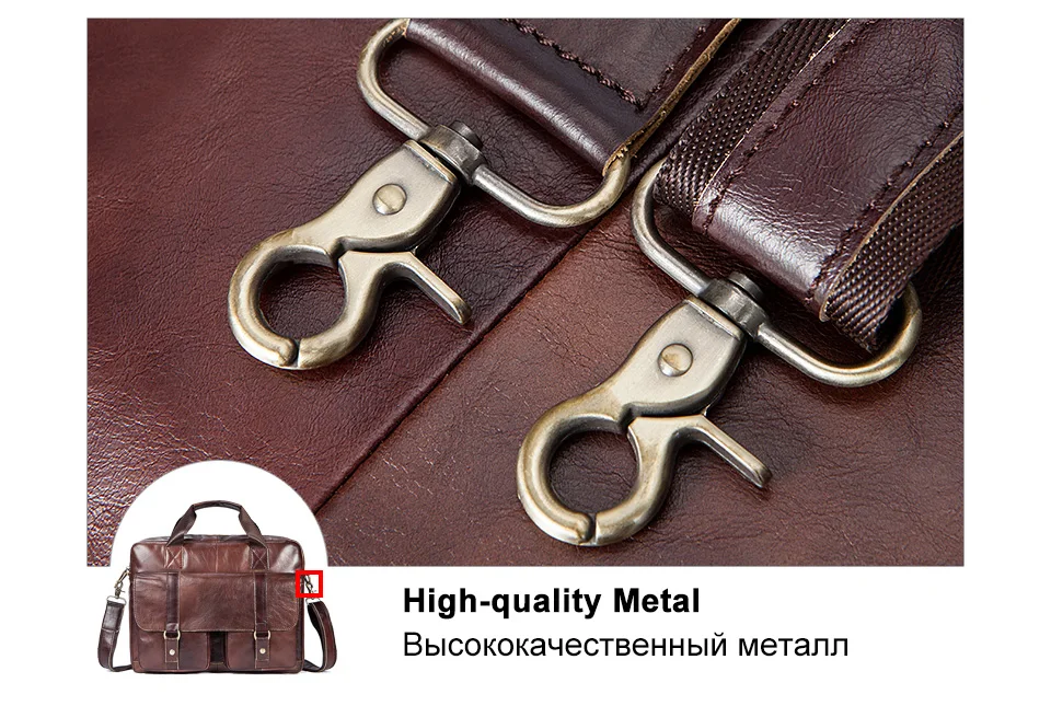 Mva Genuine Leather Men Briefcase Quality Cow Leather Men Shoulder Bag Cheap Price Business Laptop Bags Genuine Leather Bag Men