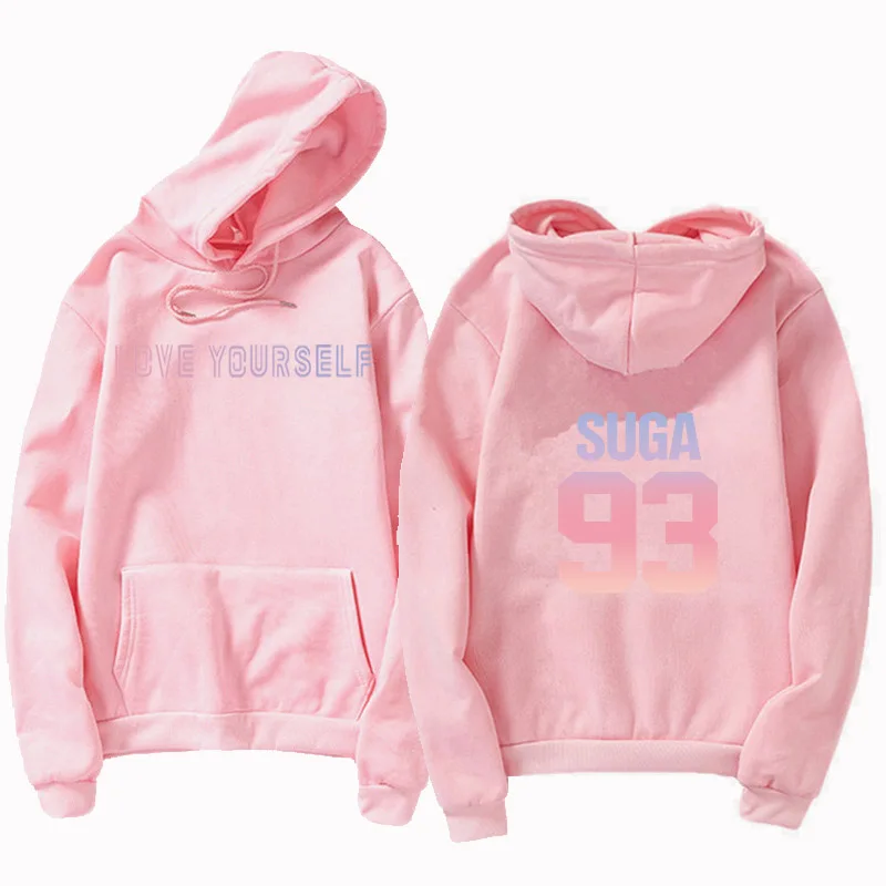 Suga 93 толстовки jungshake hoody, Bangtan loveyouself hoody Корейская популярная группа Топ hoody Fashion Kpop Fangirl