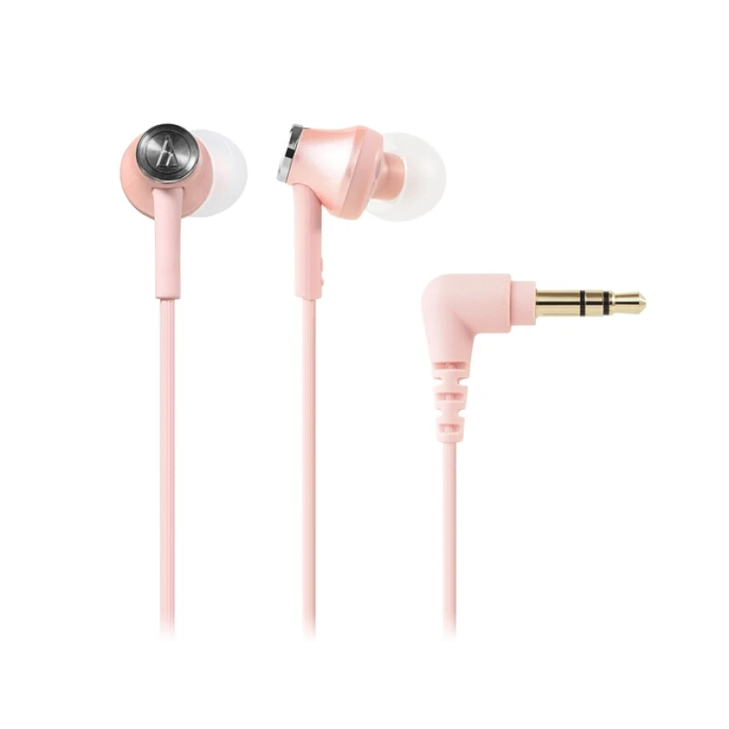 Audio-Technica ATH-CK350M проводные наушники Hifi наушники совместимы с Ios Android для Xiaomi huawei и т. Д - Цвет: pink