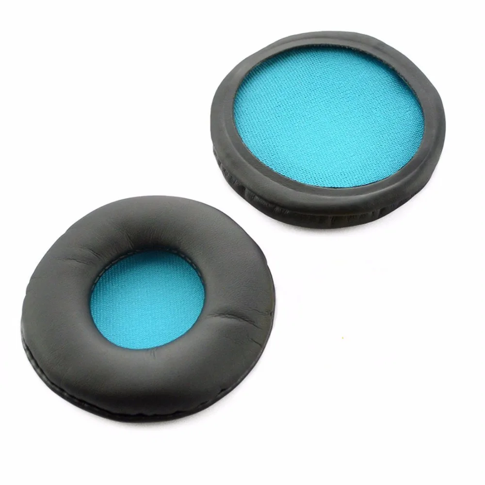 SONY MDR ZX600 ZX600 Headphone Replacement Ear Pad Ear Cushion Ear Cups Ear Cover Earpads Black leather Blue Mesh 