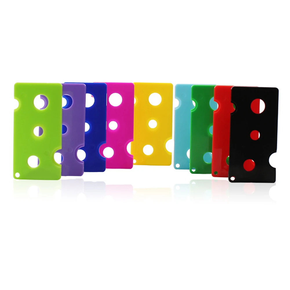 

2Pcs Creative Makeup Bottle Caps Opener Portable Plastic Essential Oil Key Tools Rectangle Bottle Caps Remover For Travel Random