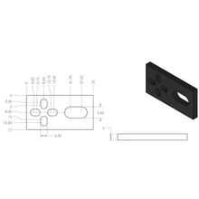 Микро концевой переключатель пластина для 3D принтера CNC
