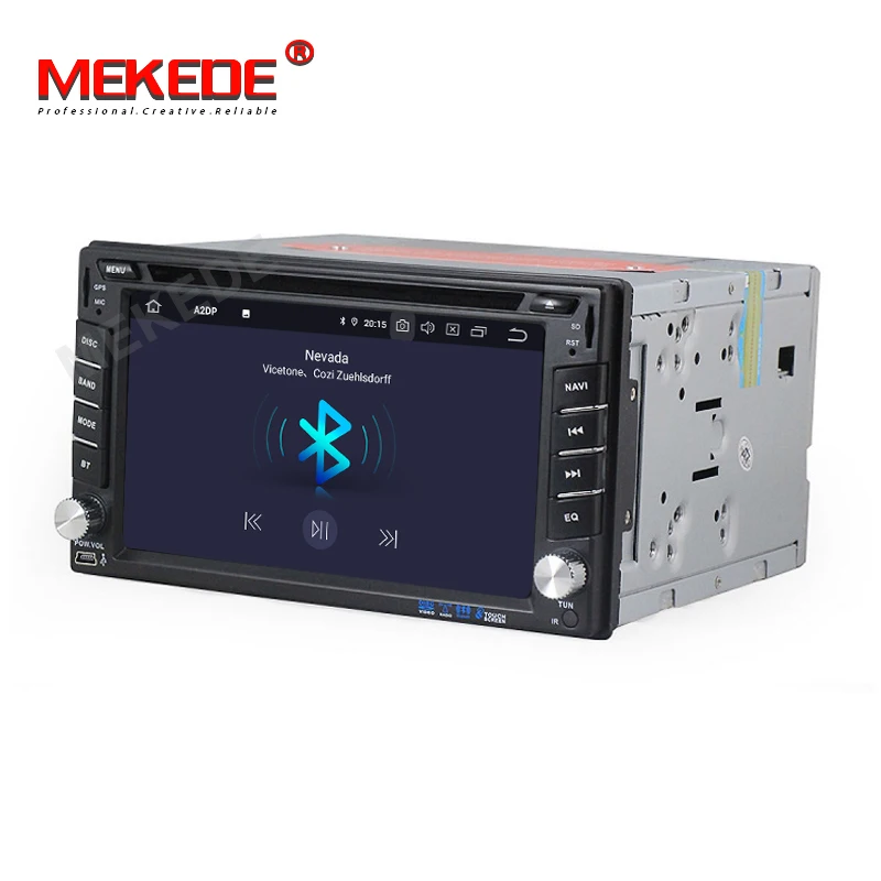 Cheap Mekede PX30 android 9.0 universal car radio Car multimedia player for Nissan Toyota Kia VW with IPS DSP GPS navigation WiFi BT 5