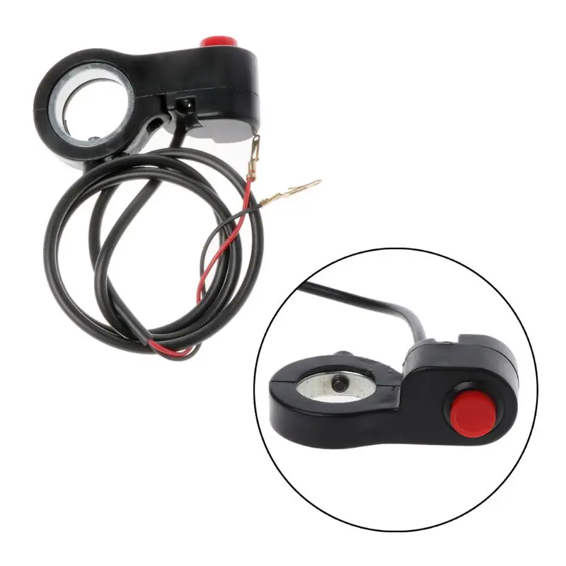 

New 1 Pc 22mm 7/8" Motorcycle Handlebar Horn Switch Start Speaker Connection Button Equipment Electric Bike Replacement Parts
