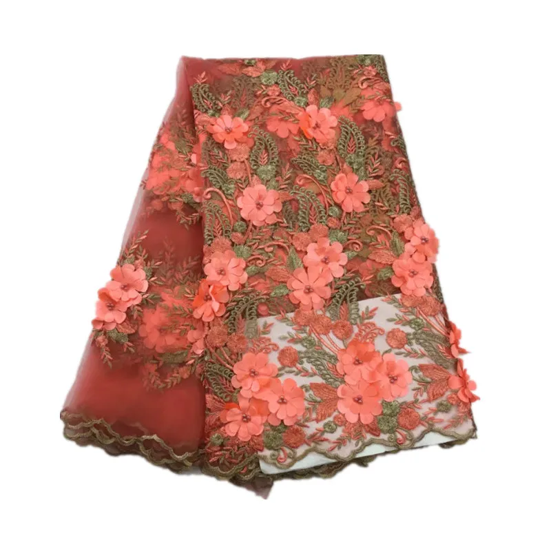 Buy 6 Colors Sewing Lace Fabric Women Clothes Flower Lace Dress Fabric Designs