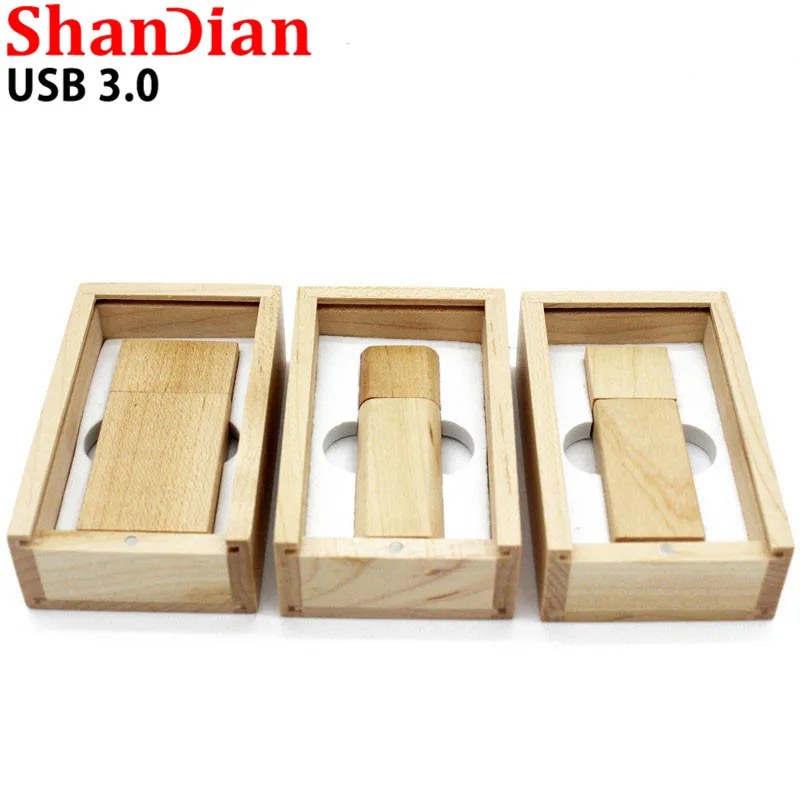 SHANDIAN ремешок деревянный флеш накопитель USB 3 0 красного дерева Флешка 4 ГБ 8 16 32