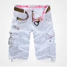 Летние Новые повседневные мужские шорты многофункциональные повседневные мужские шорты-карго 6 цветов хаки армейский зеленый шорты милитари большие размеры